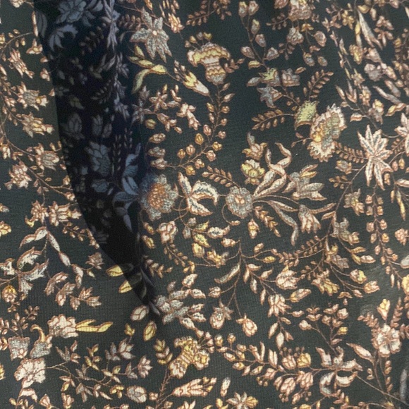 Zara | Floral babydoll v-neck dress. Size Small. - Picture 7 of 8